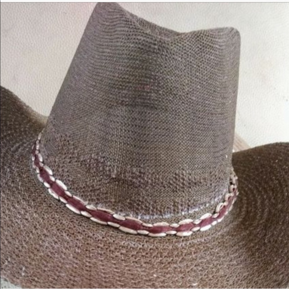 Shady Brady Straw packable Cowboy hat - Picture 4 of 6
